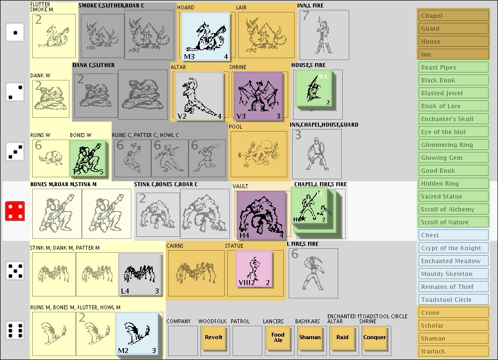 Treasure Setup Card